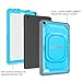 Fintie Shockproof Case for All-New Amazon Fire 7 (7th Gen, 2017 Release) - [Tuatara Magic Ring] [360 Rotating] Multi-Functional Grip Stand Protective Carry Cover w/Built-in Screen Protector, Blue