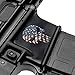 GunSkins Magwell Skin Specialty Vinyl Decal for AR-15/M4 Lower Receivers (Skull America)
