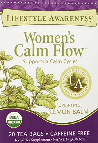 Lifestyle Awareness, Womens Calm Flow, 20 Tea Bags (Lemon Balm)