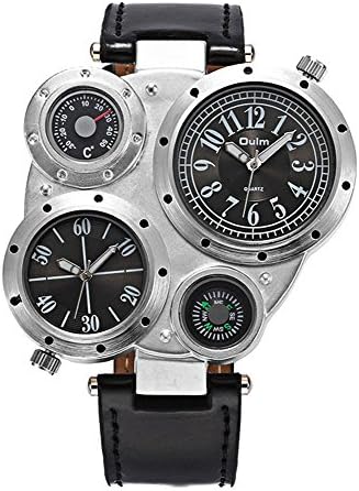 Men's watch- Outdoor,Business,Quartz Watch,durable-Black Band with Black surface