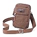Ranboo Cellphone Purse Crossbody Shoulder Bag Belt Loop Phone Pouch Compatible iPhone Xs Max XS 8 7 Plus Belt Clip Case Waist Pack Bag Men Wallet Armband Sports Bag Note 8/5 S8/9 Plus LG G6 G7 Khaki