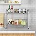 HOMFA Under Sink Expandable Cabinet Organizer Storage Rack Kitchen and Bath Multipurpose Tidy Stacking Shelf 2 Tier