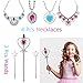 WATINC 54pcs Jewelry Toy,Girl's Jewelry Dress Up Play Set,Included Crowns, Necklaces,Wands, Rings,Earrings and Bracelets