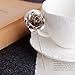 2 PCS Men's Rose Golden Flower Lapel Stick Brooch Pin for Sui,Gold/Sliver