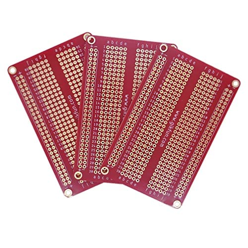 Gikfun Solder-able Breadboard Gold Plated Finish Proto Board PCB for Arduino Soldering Projects (Pack of 3PCS) GK1022