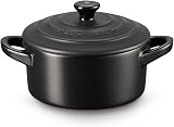 Le Creuset Stoneware Petite Round Casserole 0.25 L Satin Black 71901100000100
