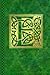 Celtic Letter E Vintage Irish Monogram Journal: Green Gold Celtic Knot Name Initial Diary Blank Line by Celtic Connections