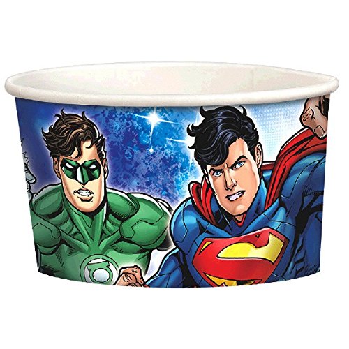 Adventure Filled Justice League Birthday Party Treat Cups, M