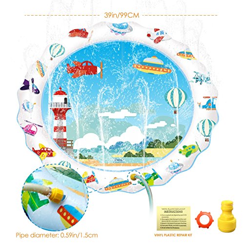 image for Termichy Sprinkle and Splash Play Mat for baby and kids, 39