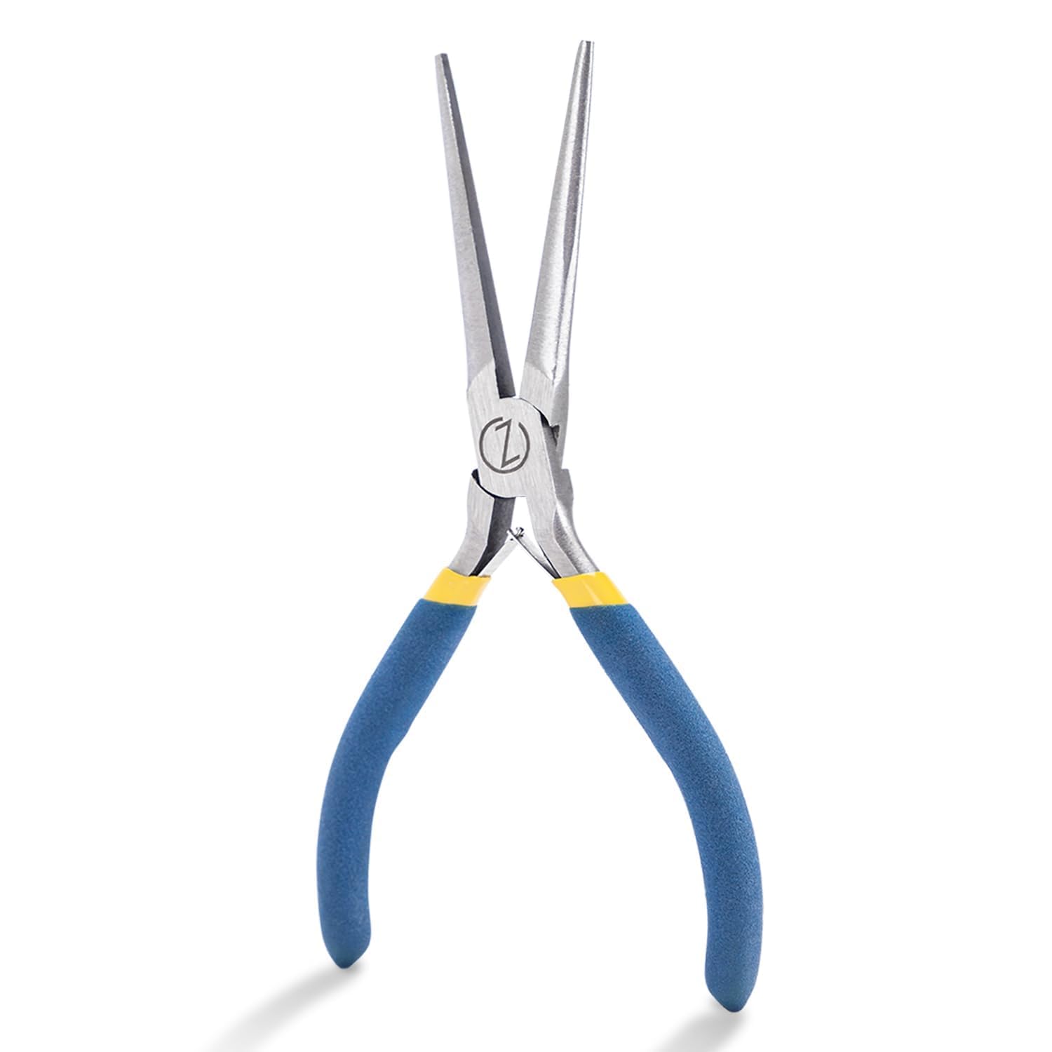 Photo 1 of VISEMAN 6" Mini Needle Nose Pliers with Comfort Grip Handles, Long Nose Pliers for Handmade Craft, Straight