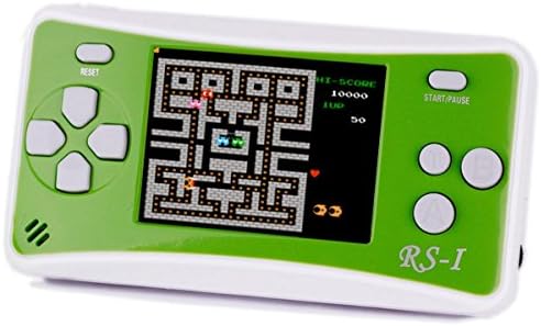 JJFUN RS-1 Handheld Game Console for Kids,Classic Retro Game Player with 2.5" LCD 8-Bit Portable Video Games,The 80's Arcade Video Gaming System Device,152 in 1 Old School Games Entertainment-GREEN