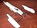 Tobsd 33 inch Poseidon FibreGlass Outrigger Rc Boat Hydroplane Kit Hydro Rigger Hull