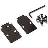 DPP Titanium Mounting Kit/Anti Flicker Sealing Plate Kit Compatible with Trijicon RMR/SRO Glock MOS and Springfield OSP Model