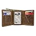 Hanks Belts Tri Fold Wallet - Vintage Brown