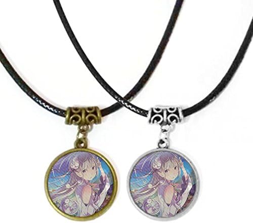 Stone Necklace Collarbone Necklace for Anime Re:Zero kara Hajimeru Isekai Seikatsu Emilia