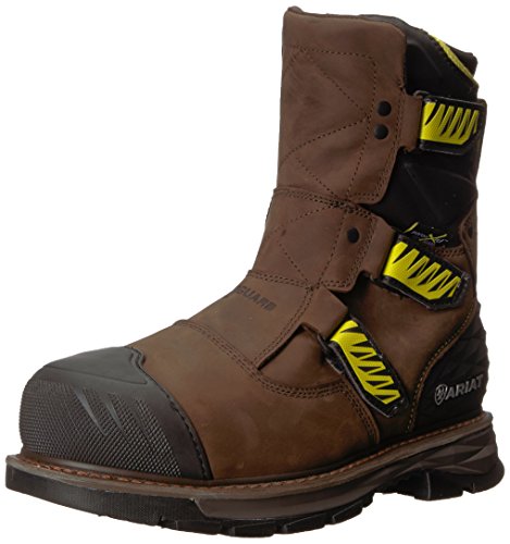 Ariat Work Men's Catalyst 8" H2O Composite Toe Work Boot, Oily Distressed Brown, 10.5 D US