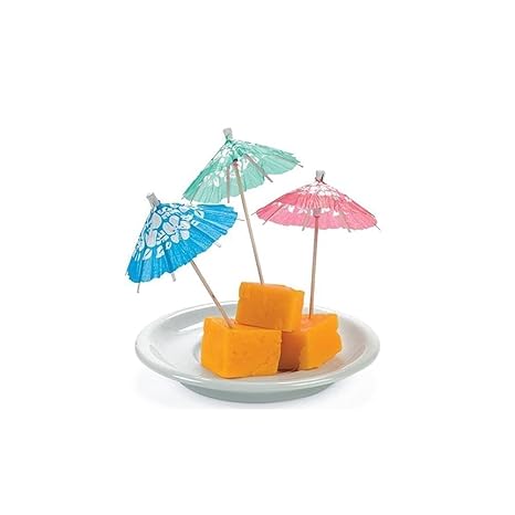 SMARTBUYER Umbrella Wooden Toothpick (50 Pieces)