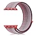 Winmy Sport Band Compatible with Apple Watch Bands 40mm 38mm, Woven Nylon Sport Loop Wristband Adjustable Closure Strap Replacement Strap for iWatch Series 4 3 2 1 - Berry Stripe
