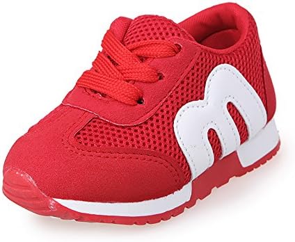 Doyola Kids boys girls Light Weight Lace-Up Breathable Sneakers For Running (Toddler / Little Kid)