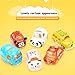Jellydog Toy Pull Back Cars, 6 Pack Mini Pull Back Cars, Alloy Die-cast Vehicles Playset , Carton Animal Mini Toy Car, Pull Back and Go Car Toy for Toddler Party Favors Xmas