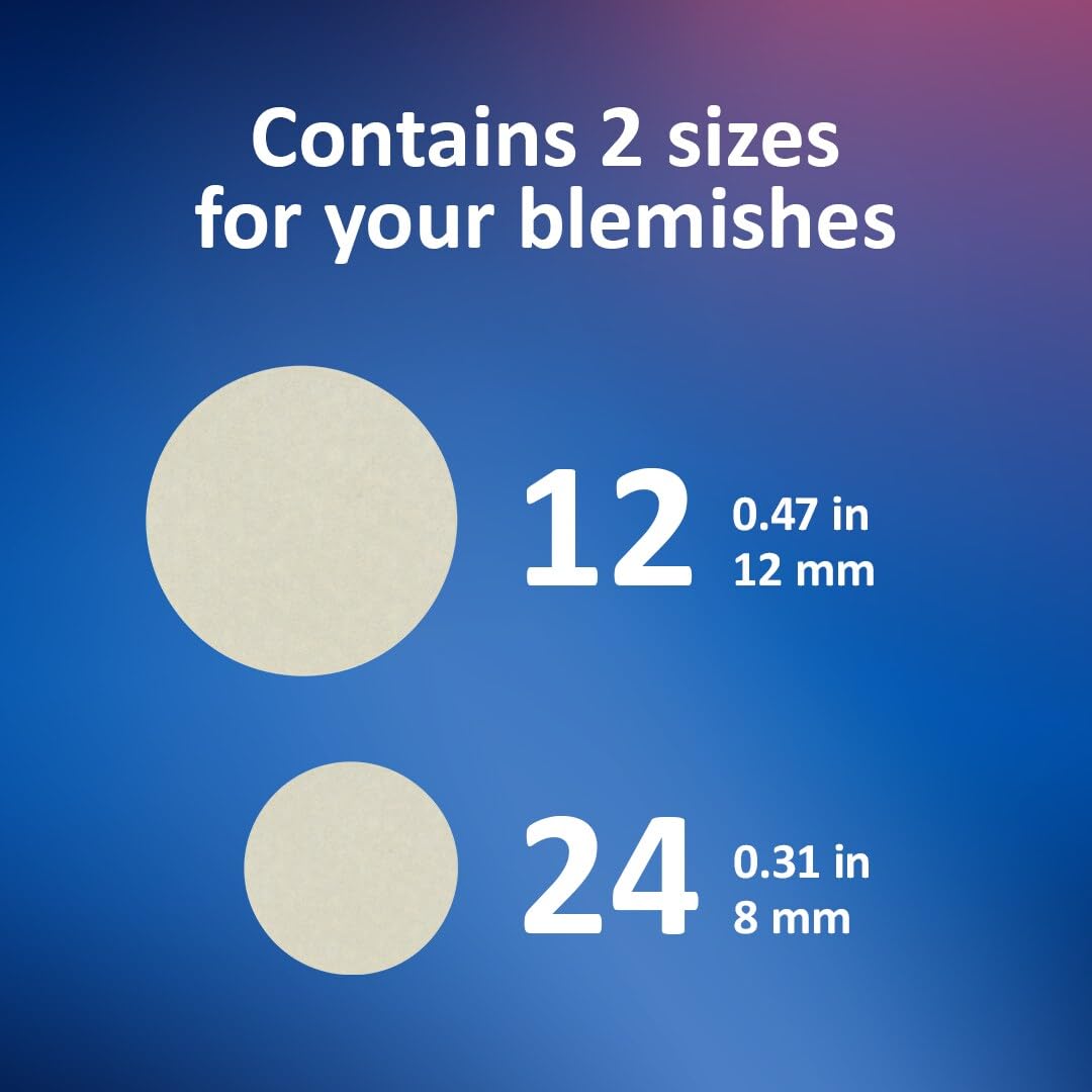 Nexcare Acne Cover, Skin Cover Absorbs Pus and Oil From Clogged Pores, Suitable Skincare for Most Skin Types - 36 Acne Covers