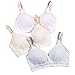 kapoki Womens Nursing Bra Tank Front Three Button Adjust Maternal Postpartum Bra Bralette with Free Bra Washing Bag