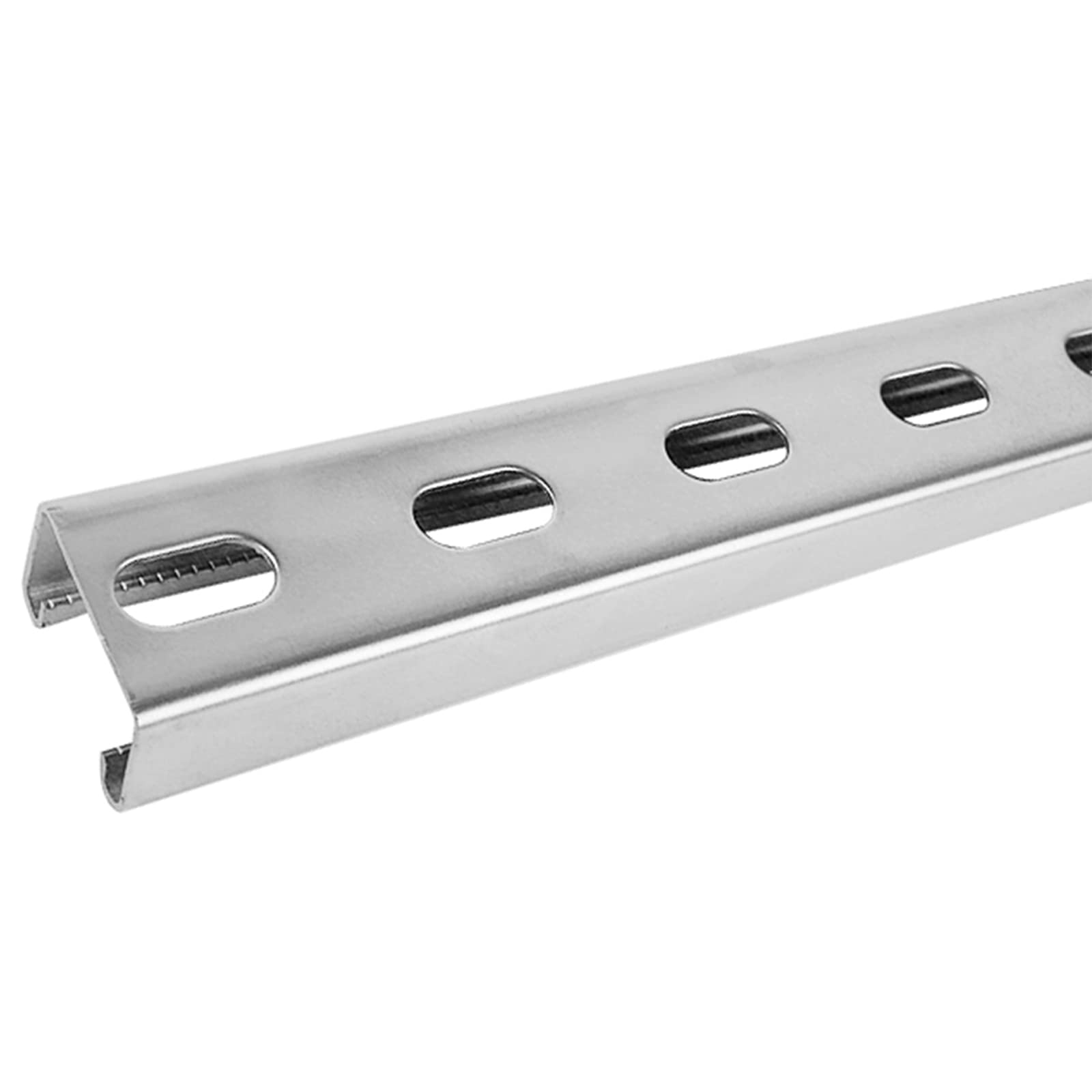 TEN-HIGH T Track, U-Channel Galvanized T-Slot Track Miter Track Jig Fixture Slot Straight Edge Clamping Tool T-Track Rail for Table Saw Router Table