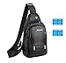 Meng Anna Leather Sling Chest Bag Waterproof Backpack Single Shoulder Crossbody Bags