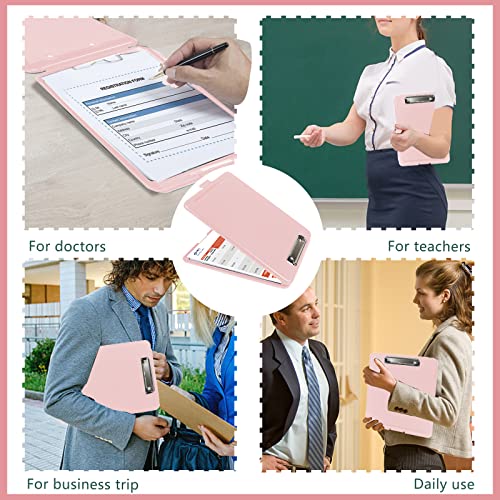 CLOUDIA Clipboard with Storage, Plastic Storage Clipboard with Low