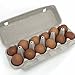 Pulp Egg Cartons, Blank Flattop Style Carton, 12-Egg, 100% Recyclable, Set of 12