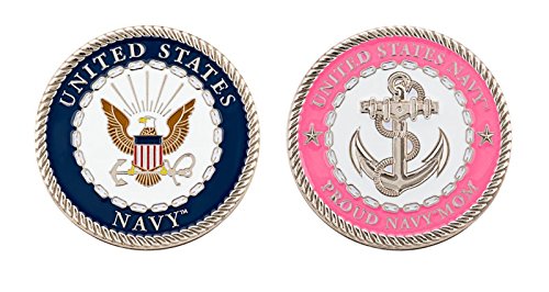 US Navy Proud Mom Challenge Coin