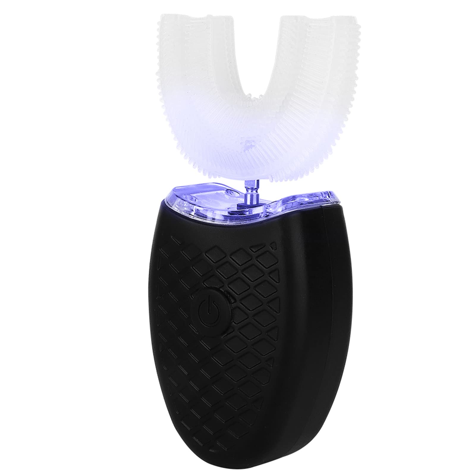 HURRISE Electric Sonic Toothbrush, U-Shaped Adult Automatic Rechargeable Toothbrush for Beautymisc for Ultrasonic Oral Care Tool(Black)