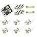 Genssi 10 Lights Super White LED SMD Interior Light Kit Compatible With Jeep Grand Cherokee WK