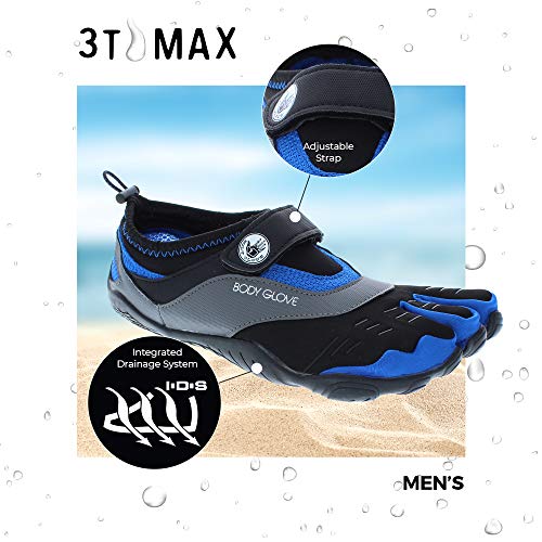 Body Glove Men's 3t Barefoot Max Water Shoe Black/dazzling Blue 12 for