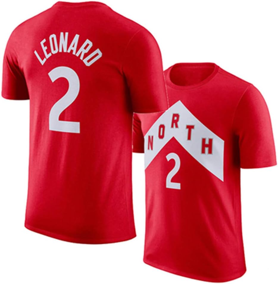 HUWAI T-Shirt Toronto Raptors Kawhi Leonard Casual Loose Daily Exercise Half Sleeve