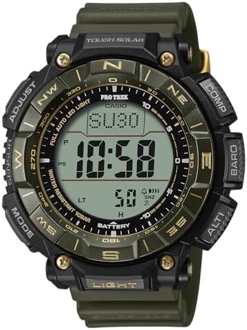 Amazon.com: Casio PRG340 Series | Pro Trek | Green | 100 Meter