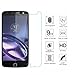 [2-Pack] Moto Z Force Droid Screen Protector,BIUZKO 9H Hardness Crystal Clear Bubble Free Tempered Glass Full Coverage Anti-Bubble Film with Lifetime Replacement Warranty