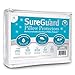Set of 2 Queen Size SureGuard Pillow Protectors - 100% Waterproof, Bed Bug Proof, Hypoallergenic - Premium Zippered Cotton Terry Covers