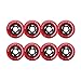 Rollerex VXT500 Inline Skate Wheels (8-Pack) (Various Size & Color Options Available) -Indoor Outdoor- Intended for Roller Blade Wheel Replacement