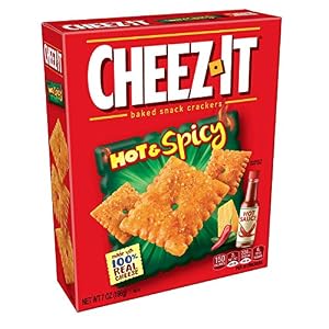 Image of Cheez-It Baked Snack Cheese Crackers, Hot & Spicy, 7 oz Box