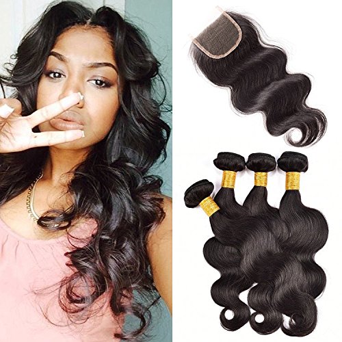 Originea Tm Best 4 Bundles Silk Base Closure Cheap Filipino Virgin