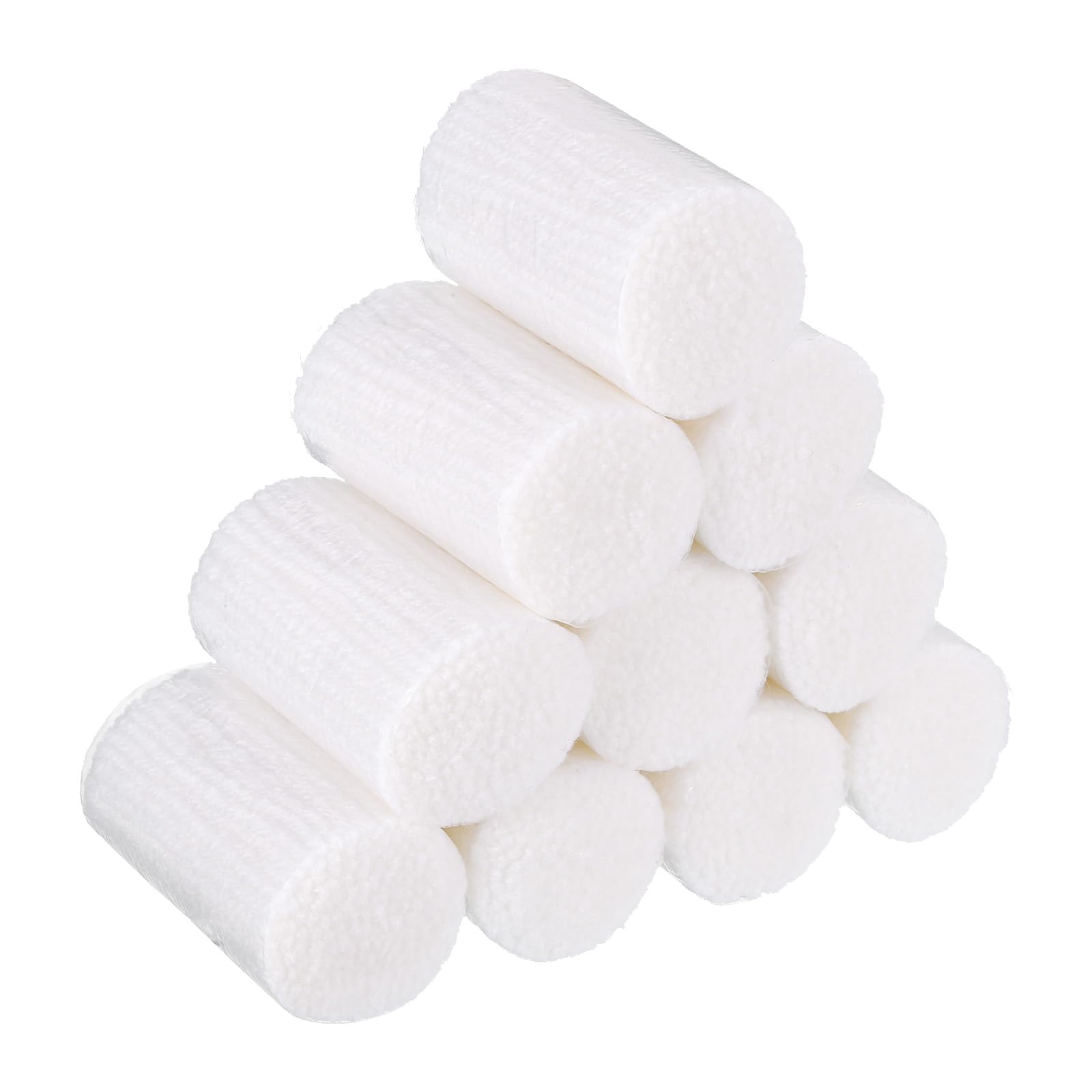 PATIKIL 10 Rolls Latch Hook Yarn Kit - Precut Rugs Yarn for Making Crochet Bundles, Tapestry DIY Craft - Adults Beginners - White