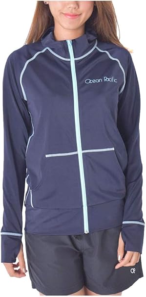 Amazon オーシャンパシフィック Op レディース 2wayストレッチ ラッシュガード オーピー ネイビー Nvy S Ocean Pacific オーシャンパシフィック ラッシュガード
