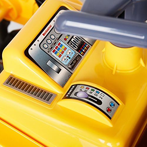 Amazon.com: colorTree Ride-On carretilla elevadora camión de construcción juguete para niños, sonido, levantamiento de peso, carga y descarga, función de deslizante: Toys \u0026 Games