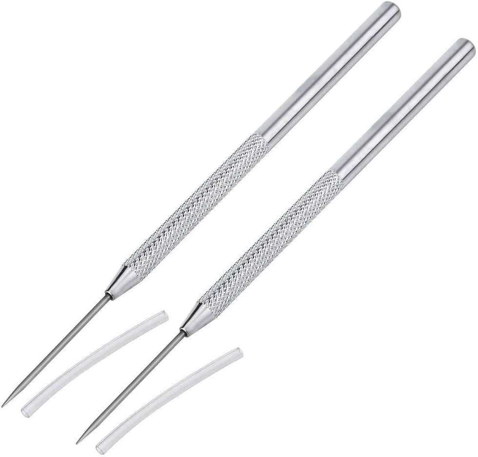 Bonayuanda 2pcs Feather Wire Texture Tool for Clay Sculpting Texturing Modeling Tools