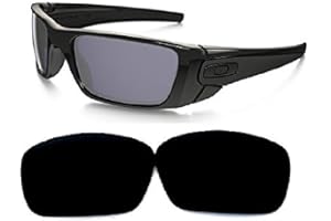GALAXYLENSE Galaxy Replacement lenses For Oakley Fuel Cell Polarized Black 100% UVAB
