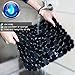 Bligli Pebble Sink Mat for Stainless Steel/Ceramic Sinks, 2 Pack PVC Sink Protectors Mats for Bottom of Kitchen Sink, Dish Drying Mat for Dishes and Glassware, 15.7 x 11.8 inch, Black