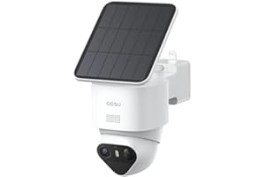 aosu 4K Solar Security Camera Wireless Outdoor System,TrueColor Night Vision