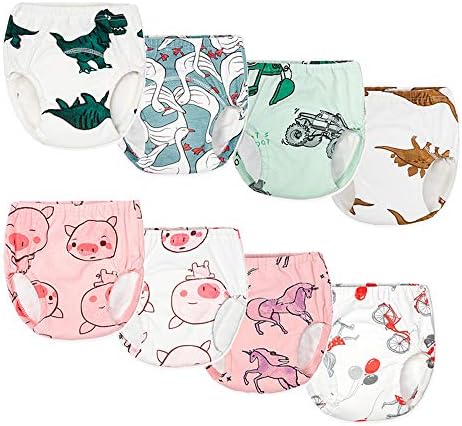 smart sisi Baby Girls Reusable Waterproof Swim Diapers Reusable Absorbent Swimsuit Diaper 2 Pack