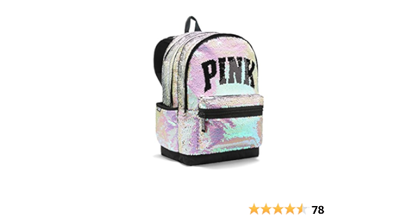 pink bling campus backpack
